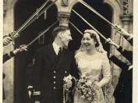 The Bride and Bridegroom Leaving The Church Thro' Sword Arch